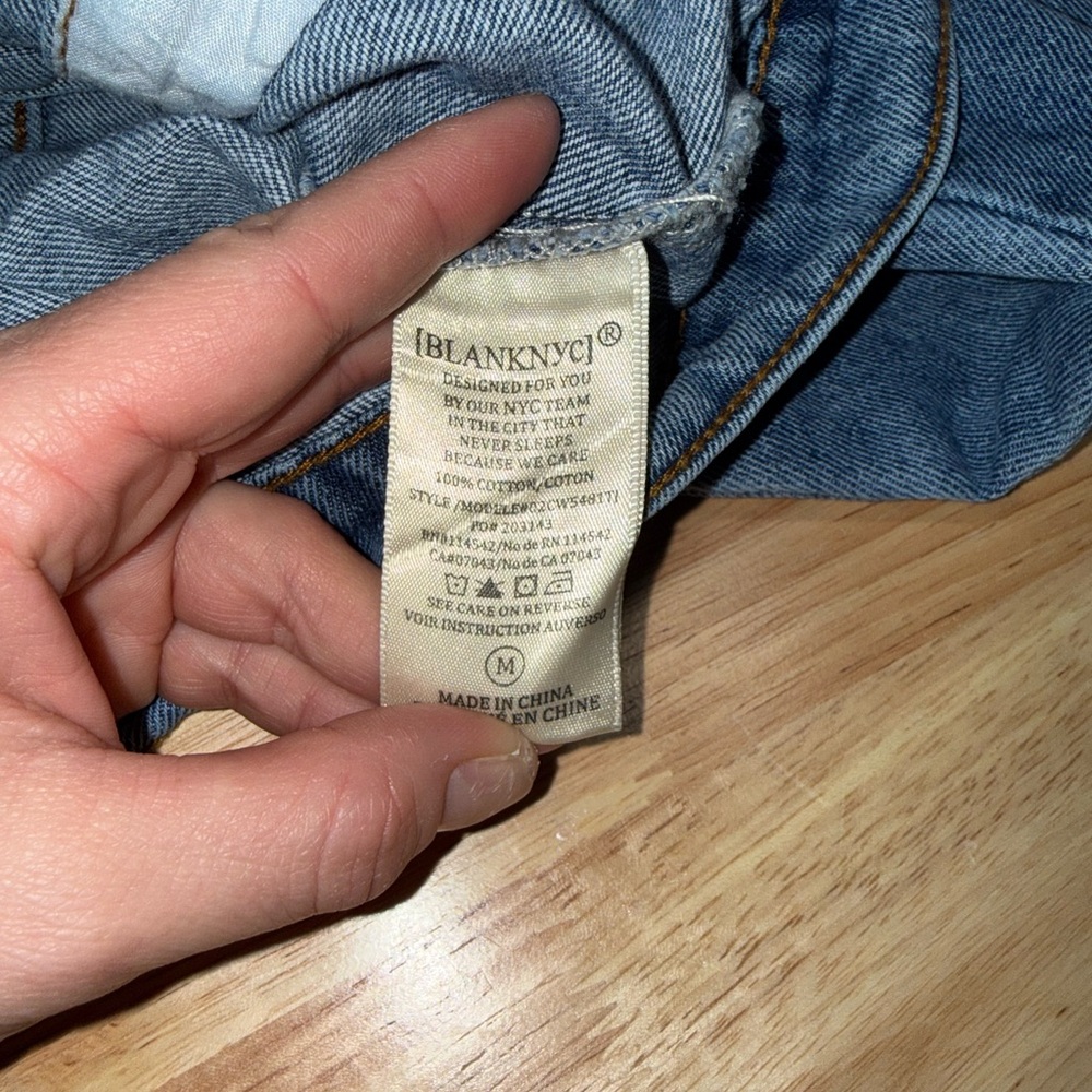 Blank NYC Classic Blue Denim Jacket - Picture 11 of 11